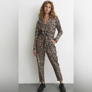 Osei-Duro Fuga Flightsuit Jumpsuit in En-Maze XS NWT